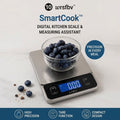𝑤𝑟𝑠𝑓𝑏𝑣™ SmartCook™ Digital Kitchen Scale & Measuring Assistant