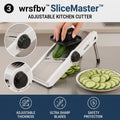 𝑤𝑟𝑠𝑓𝑏𝑣™ SliceMaster™ Adjustable Kitchen Cutter
