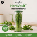 𝑤𝑟𝑠𝑓𝑏𝑣™ HerbVault™ Fresh Herb Keeper
