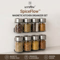 𝑤𝑟𝑠𝑓𝑏𝑣™ SpiceFlow™ Magnetic Kitchen Organizer Set